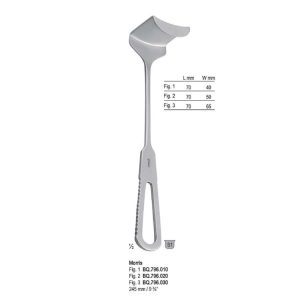 Hak Morris jednostronny 70x40mm 245mm fig.1