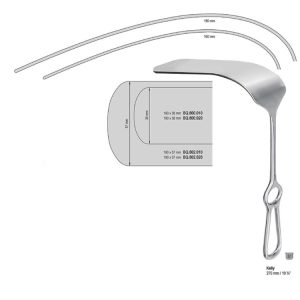 Hak brzuszny Kelly 160x57mm 270mm