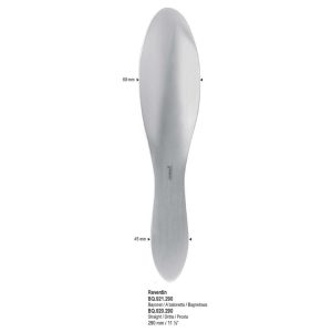 Łopatka brzuszna Reverdin 60x45mm bagnetowa 290mm
