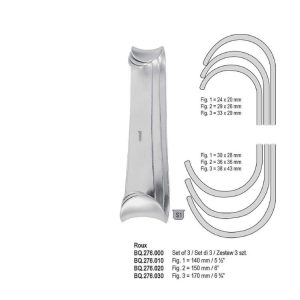 Hak Roux dwustronny 24x20mm/30x28mm, 140mm fig.1