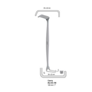 Hak Czerny 38x22mm, 180mm