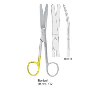 Super-Cut Nożyczki Standard tępo-tępe zagięte 145mm