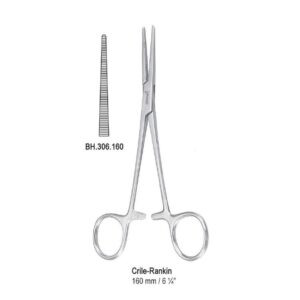 Kleszczyki preparacyjne Mixter ząbkowane zagięte pod kątem 90? 225mm
