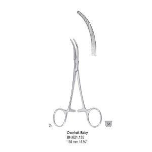Kleszczyki naczyniowe Bengolea proste 260mm