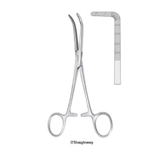 Kleszczyki naczyniowe Spencer-Wells zagięte 140mm