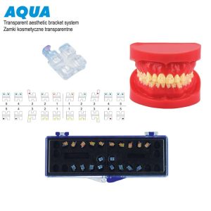 Zestaw zamków Aqua kosmetycznych Roth .018 5x5 z haczykiem na 345