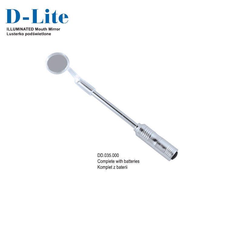D-Lite Lusterko podświetlone z bateriami komplet