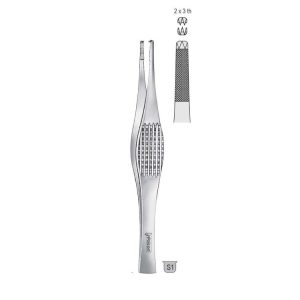 Penseta chirurgiczna Ramsey 2x3 ząbki 180mm