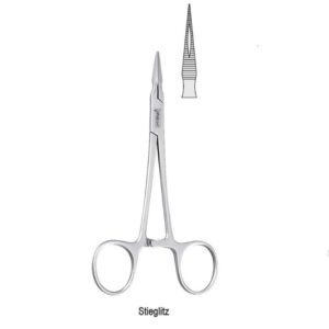 Kleszczyki Stieglitz do odłamków proste 140mm