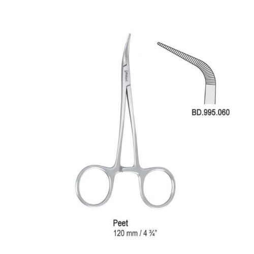 Kleszczyki Peet do odłamków mocno wygięte 120mm