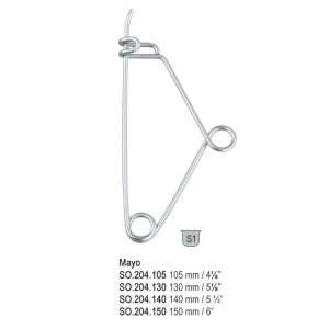 Ramka zamknięta Mayo na instrumenty z uchwytem pierścieniowym 150mm