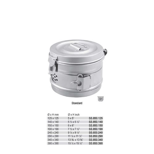 Puszka do sterylizacji standard 140 x 140mm