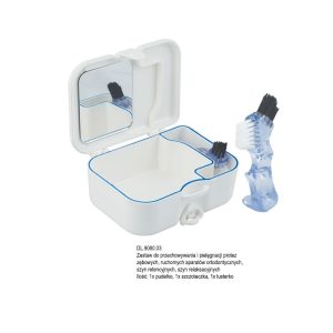Pudełko na protezy aparaty ortodontyczne 116 x 93 x 46mm