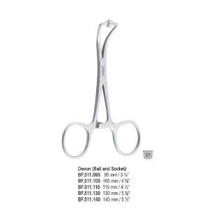 Kleszcze Rogers (Wertheim) do histerektomii atraumatyczne 225mm fig.4