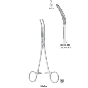 Kleszczyki naczyniowe Moynihan zagięte 240mm