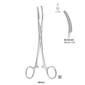 Kleszcze Bryant do materiałów opatrunkowych zagięte 130mm