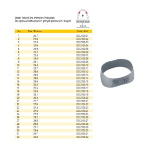 Pierścień Sure-Fit gładki góra 45 lewa/prawa 21.0 fig.2