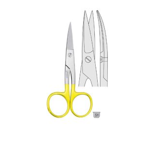 Falcon-Cut Nożyczki Falcon do pedicure zagięte 110mm