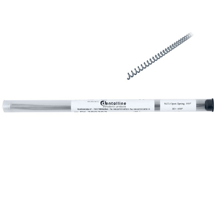 Sprężynka NiTi otwarta .010"x.030", 180mm (Opak. 3 szt.)