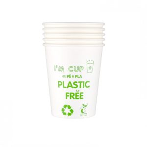 Jednorazowe kubki papierowe biodegradowalne 150ml (50 szt)