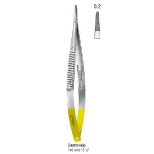Falcon-Grip Igłotrzymacz Castroviejo prosty 140mm węglik spiekany