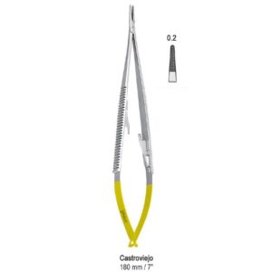 Falcon-Grip Igłotrzymacz Castroviejo prosty 180mm węglik spiekany