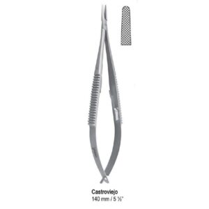Igłotrzymacz Castroviejo prosty 140mm