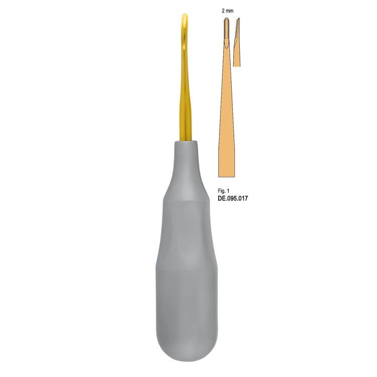 Ergo-Form Dźwignia Falcon ząbkowana prosta 2mm fig.1