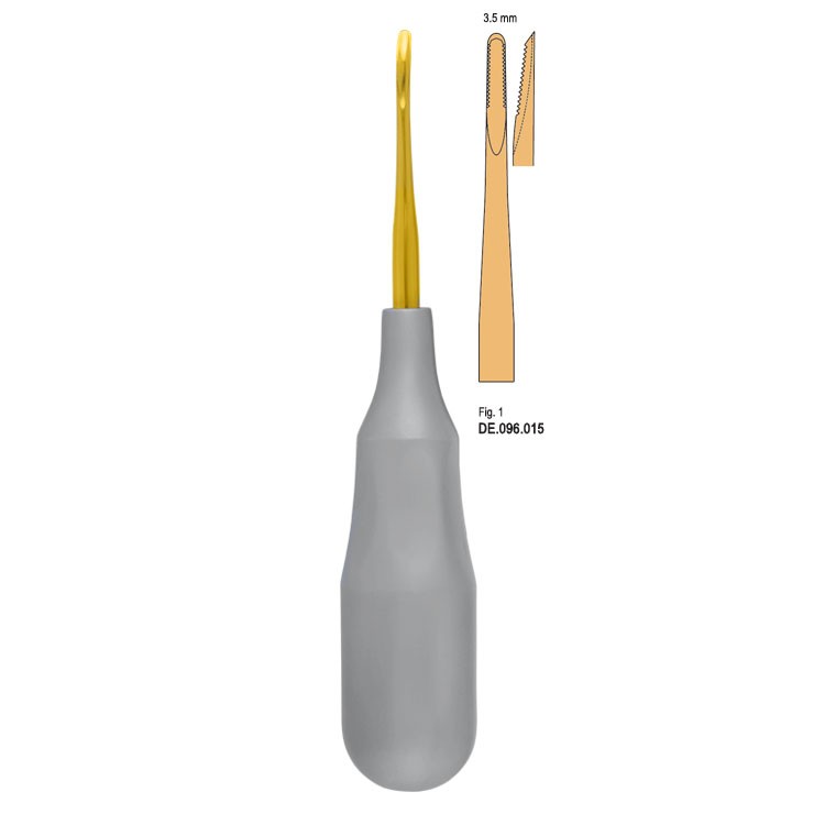 Ergo-Form Dźwignia Falcon ząbkowana prosta 3.5mm fig.1