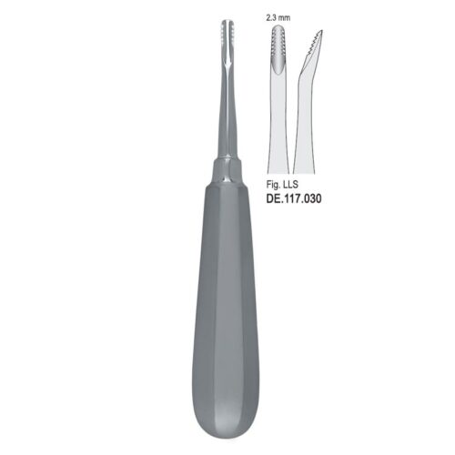 Dźwignia Lindo-Levian ząbkowana zaokrąglona fig.3