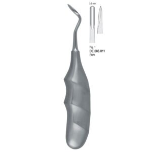 Dźwignia Flohr prosta anatomiczny uchwyt fig.1