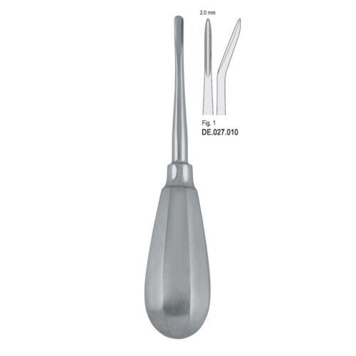 Dźwignia Bein 2mm fig. 1 mocno zagięta