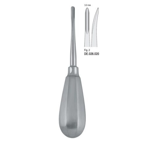 Dźwignia Bein 3mm fig. 2 zagięta