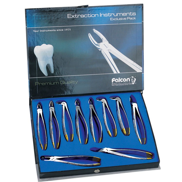 Diamond-Grip Zestaw kleszczy ekstrakcyjnych pokrycie diamentowe (10 szt.)