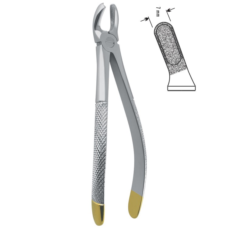 Diamond-Grip Kleszcze ekstrakcyjne pokrycie diamentowe do zębów trzonowych górnych prawych fig.17