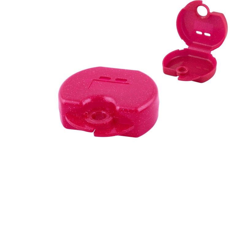 Pudełko ortodontyczne Euro Mini fluoroscencyjny różowy 31 x 76 x 64mm (Opak. 10 szt.)