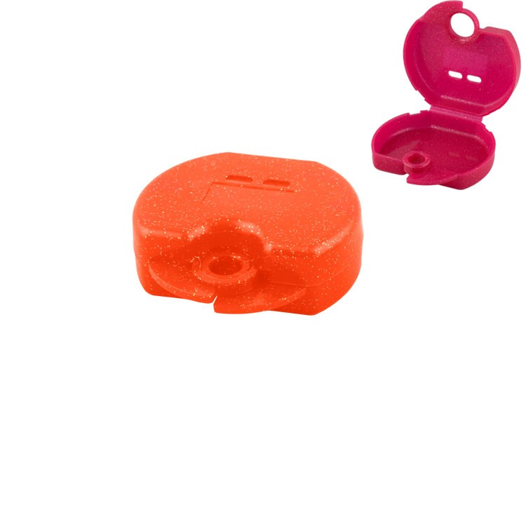 Pudełko ortodontyczne Euro Mini fluoroscencyjny pomarańczowy 31 x 76 x 64mm (Opak. 10 szt.)