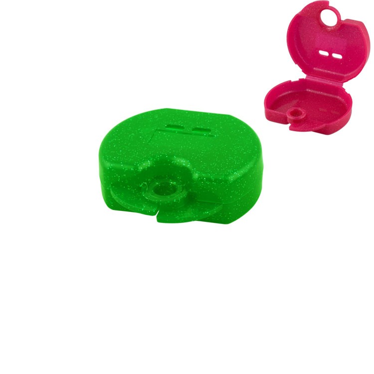 Pudełko ortodontyczne Euro Mini fluoroscencyjny zielony 31 x 76 x 64mm (Opak. 10 szt.)