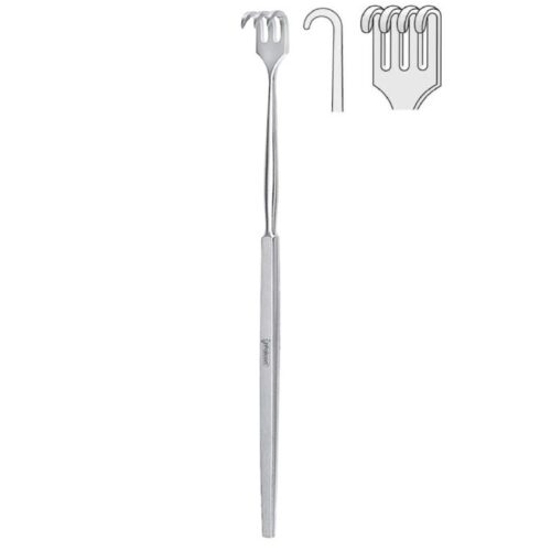 Hak Falcon 4-zębny tępy 160mm