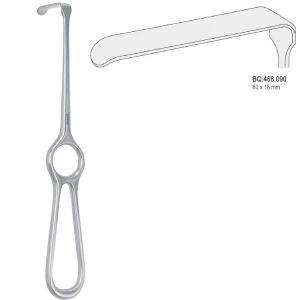 Hak Kocher-Langenbeck 80x16mm 215mm
