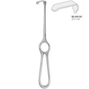 Hak Kocher-Langenbeck 35x11mm 215mm