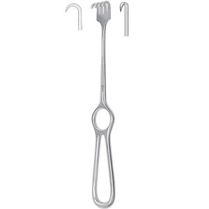 Hak Volkmann 1-zębny ostry 220mm