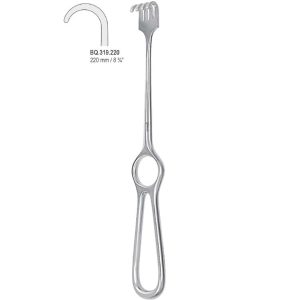 Hak Kocher 1-zębny ostry 220mm