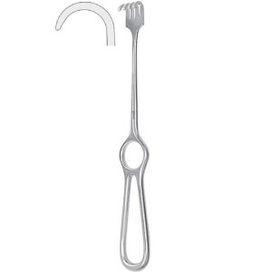 Hak Volkmann 1-zębny tępy 220mm
