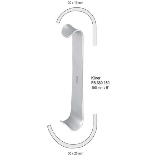 Hak policzkowy Kilner 150mm
