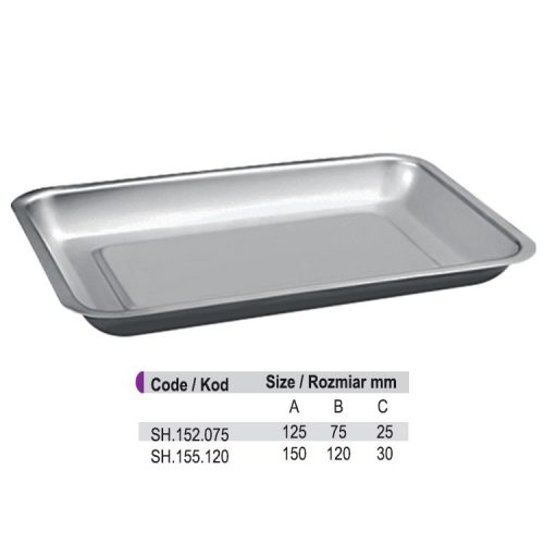 Tacka stal nierdzewna 150 x 120 x 30mm