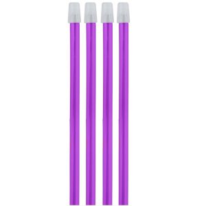 Ślinociągi fuksja zdejmowana końców 130mm (100 szt)