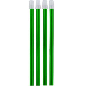 Ślinociągi zielone zdejmowana końców 150mm (100 szt)