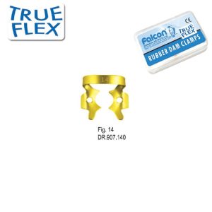 True-Flex Klamra do koferdamu do zębów trzonowych fig. 14