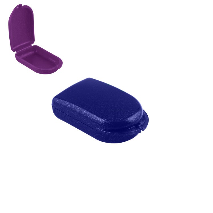 Slim-Line Pudełko ortodontyczne fluoroscencyjne niebieskie, 25 x 50 x 85mm (Opak. 10 szt.)